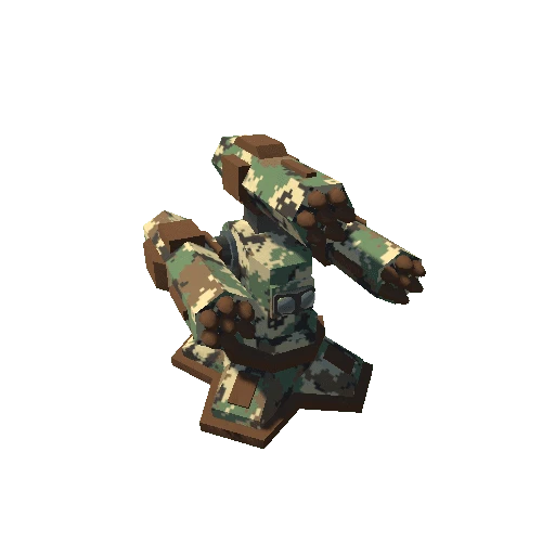 Rocket Pod v3 - Woodland Camo